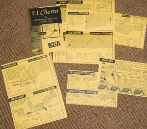 El Chorro Topocard from 1994