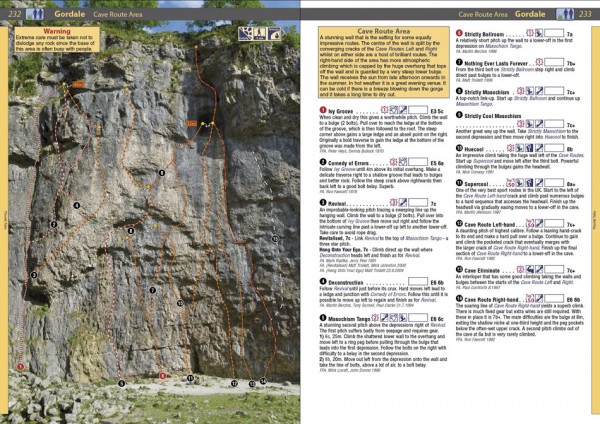 Gordale Cave Route area